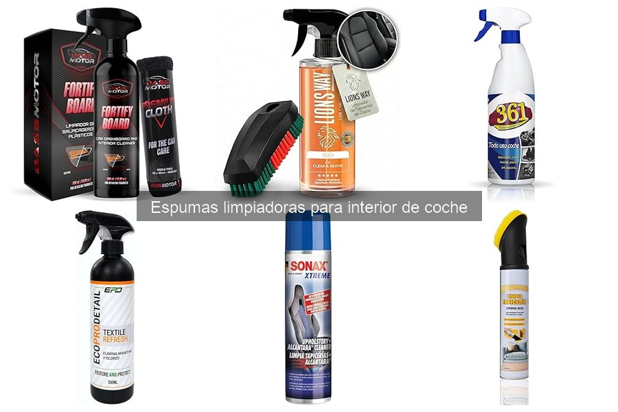 Mejores espumas limpiadoras para interior de coche 2023