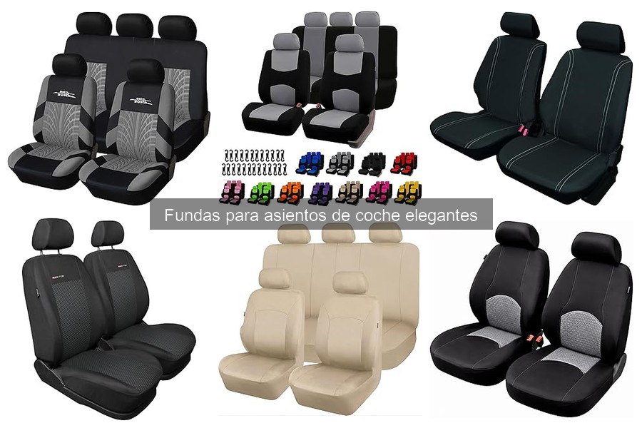 Mejores fundas elegantes para asientos de coche en 2023
