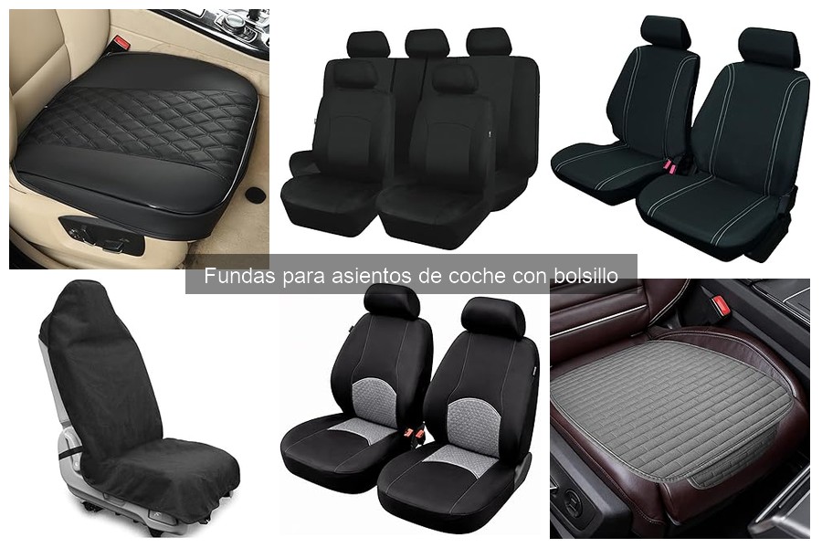 Mejores fundas para asientos de coche con bolsillo para familias