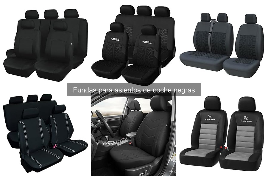 Mejores fundas para asientos de coche negras: comparativa 2023