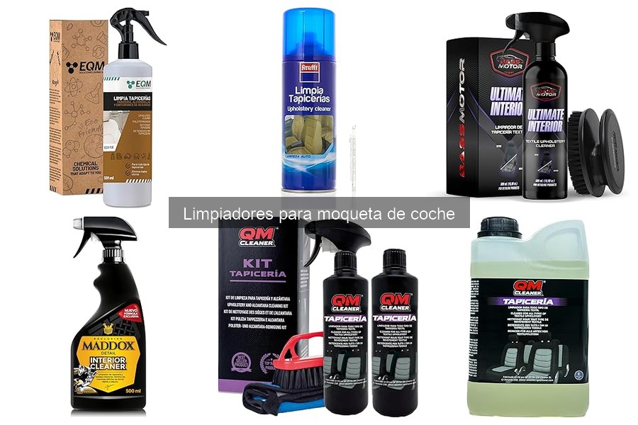 Mejores limpiadores de moqueta para coches familiares 2023
