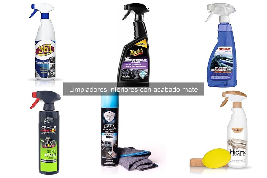 Mejores limpiadores interiores mate para coches de lujo