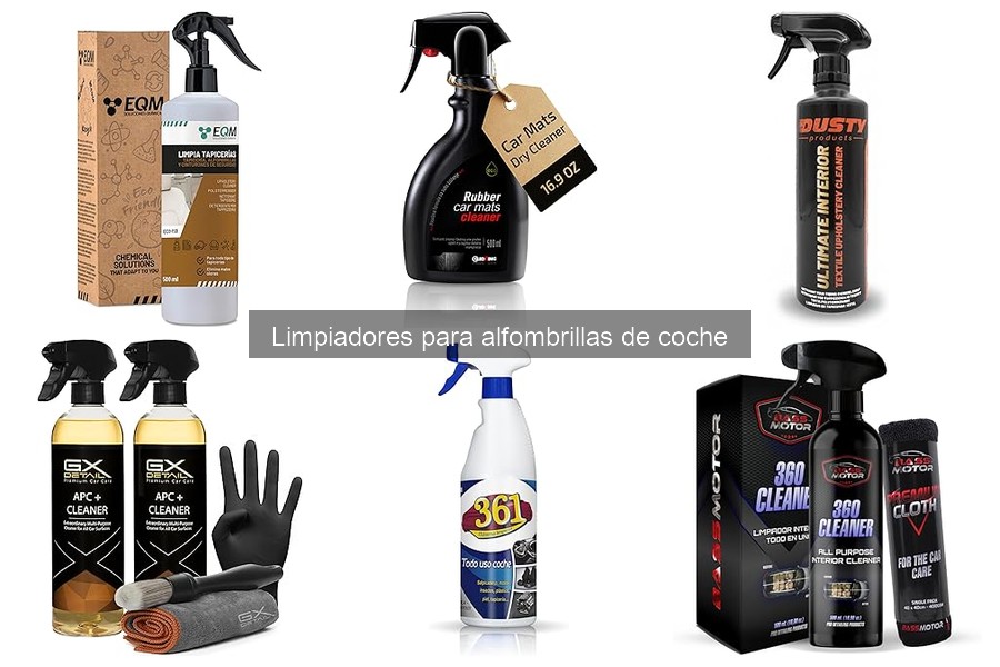 Mejores Limpiadores para Alfombrillas de Coche: Comparativa 2023