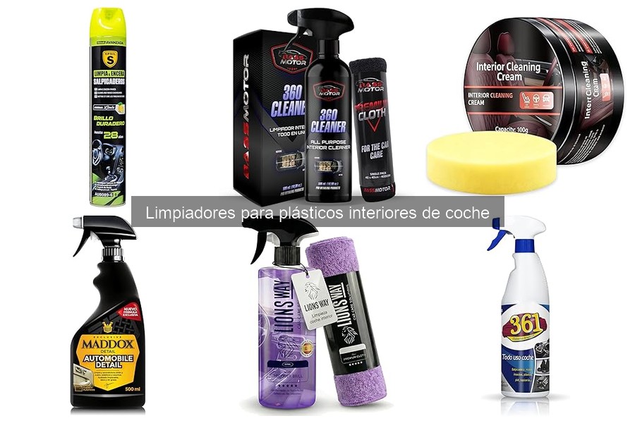 Mejores limpiadores para plásticos interiores según tu coche