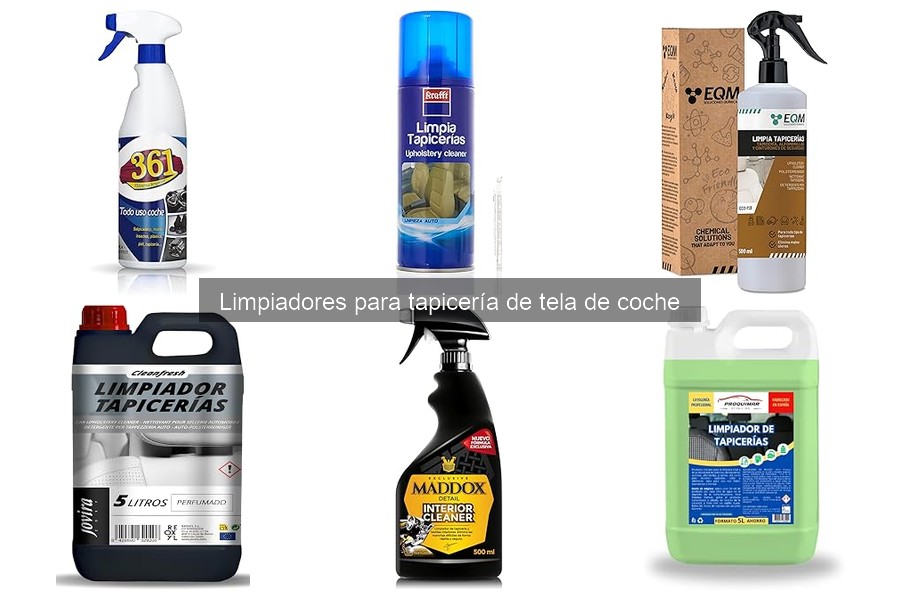 Mejores limpiadores para tapicería de tela de coche