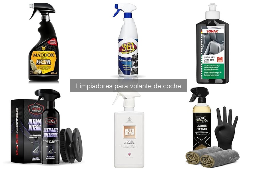 Mejores limpiadores para volantes de coche: comparativa 2023