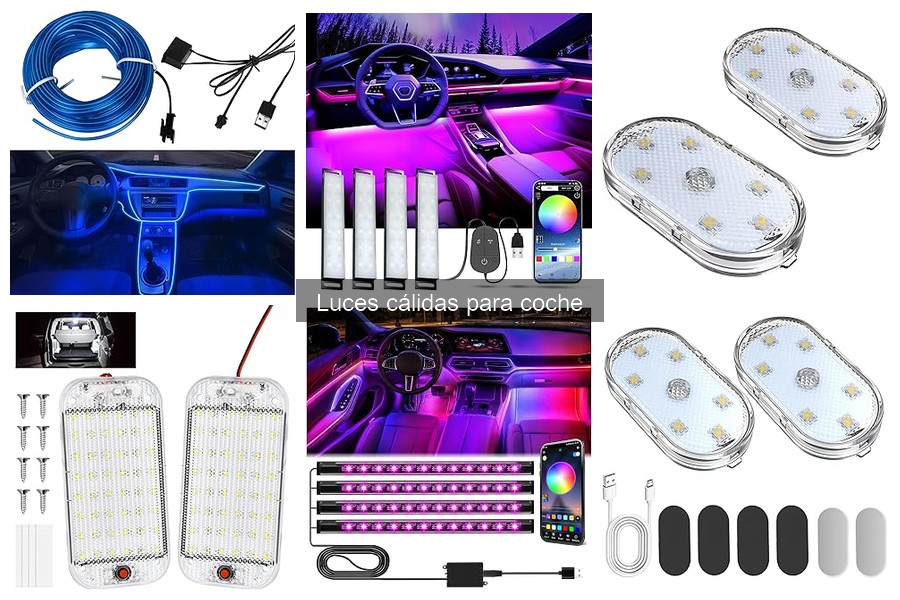 Mejores luces cálidas para coche en 2023: comparativa