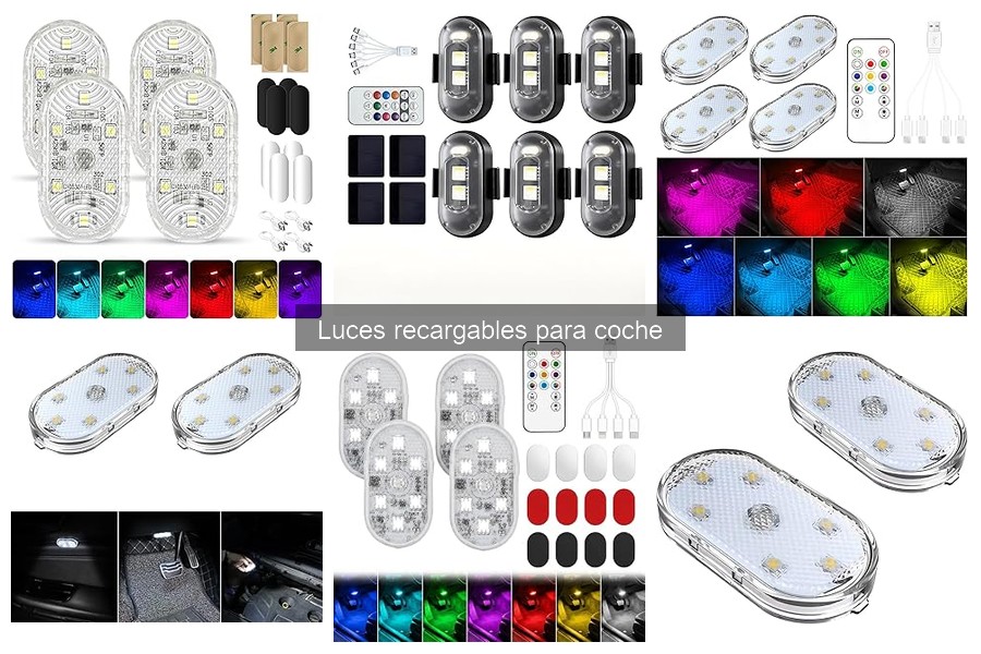 Mejores luces recargables para coche según su uso específico