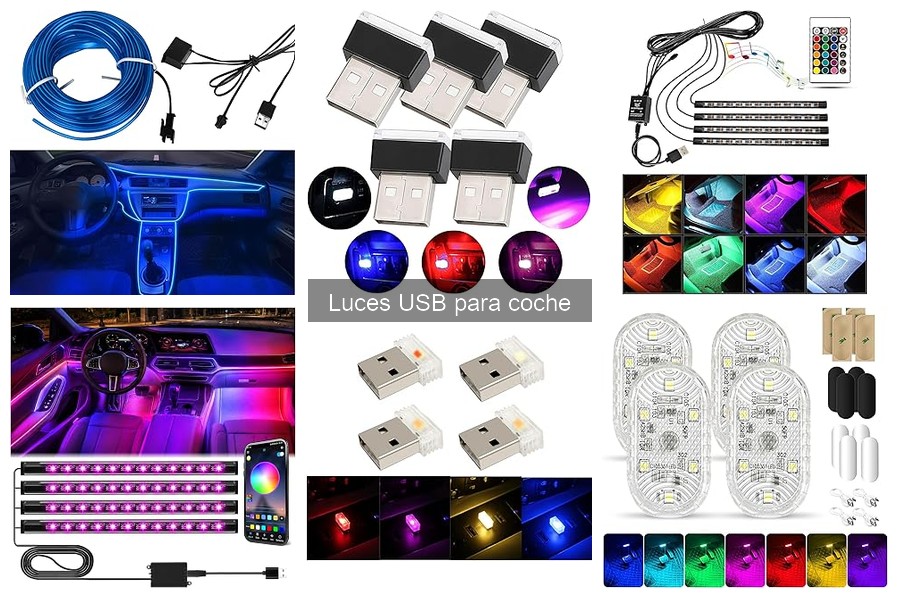 Mejores luces USB para coche en 2023: Top 3 opciones