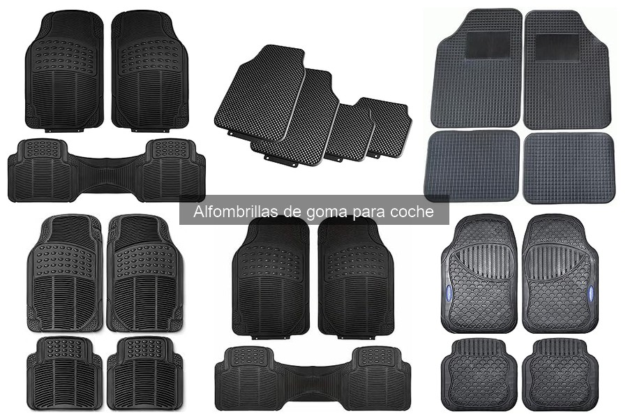 Mejores lugares para comprar alfombrillas de goma para coche