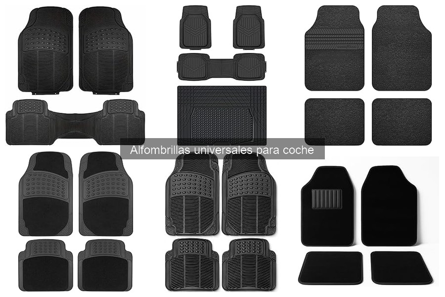 Mejores lugares para comprar alfombrillas universales para coche