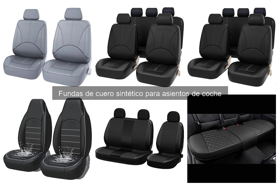 Mejores lugares para comprar fundas de cuero sintético para coche