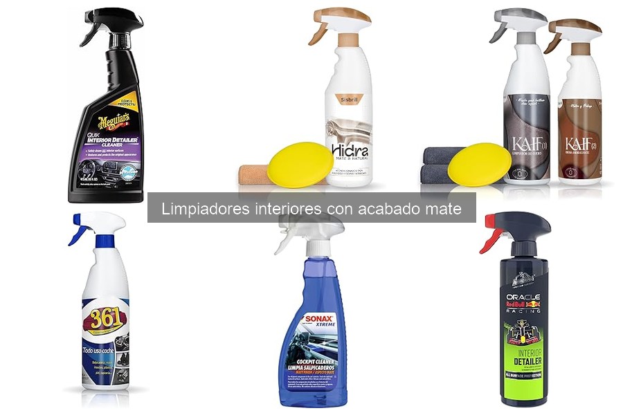 Mejores lugares para comprar limpiadores interiores mate
