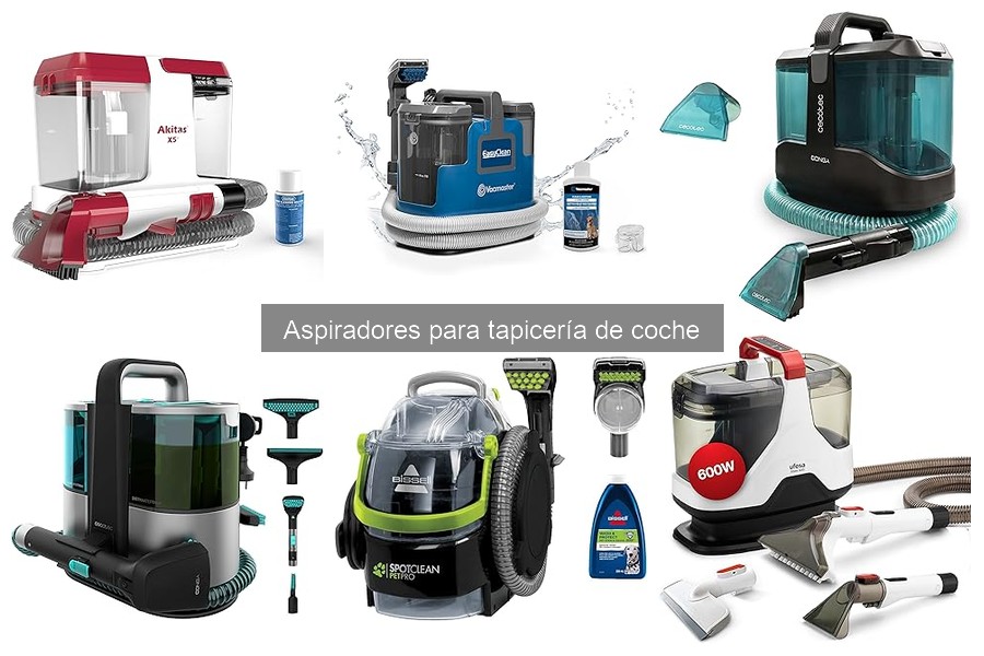 Mejores marcas de aspiradores para tapicería de coche