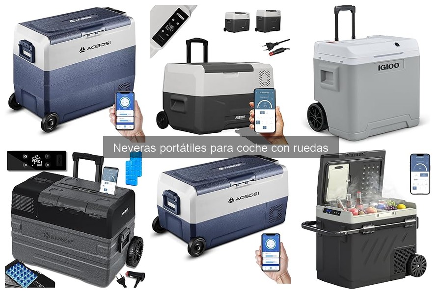 Mejores neveras portátiles con ruedas para coches en 2023