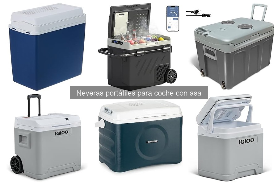 Mejores neveras portátiles para coche con asa para viajes largos