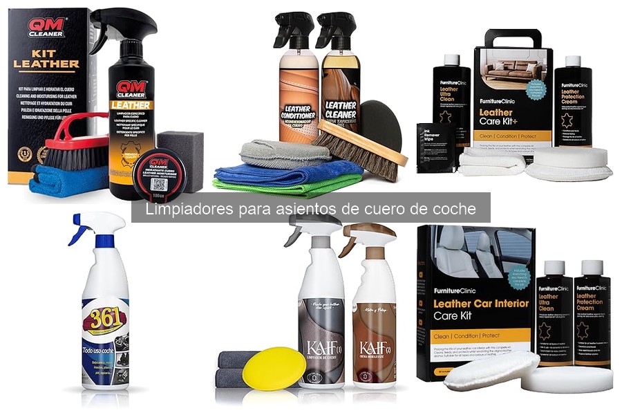 Mejores ofertas para limpiadores de asientos de cuero