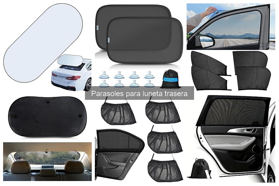 Mejores ofertas y precios de parasoles para luneta trasera