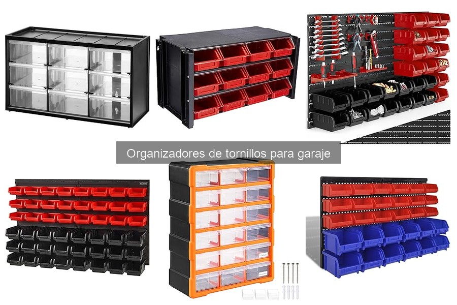 Mejores organizadores de tornillos para garaje: comparativa