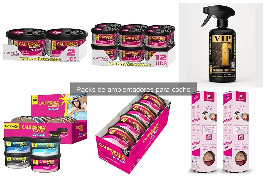 Mejores Packs de Ambientadores para Coche en 2023