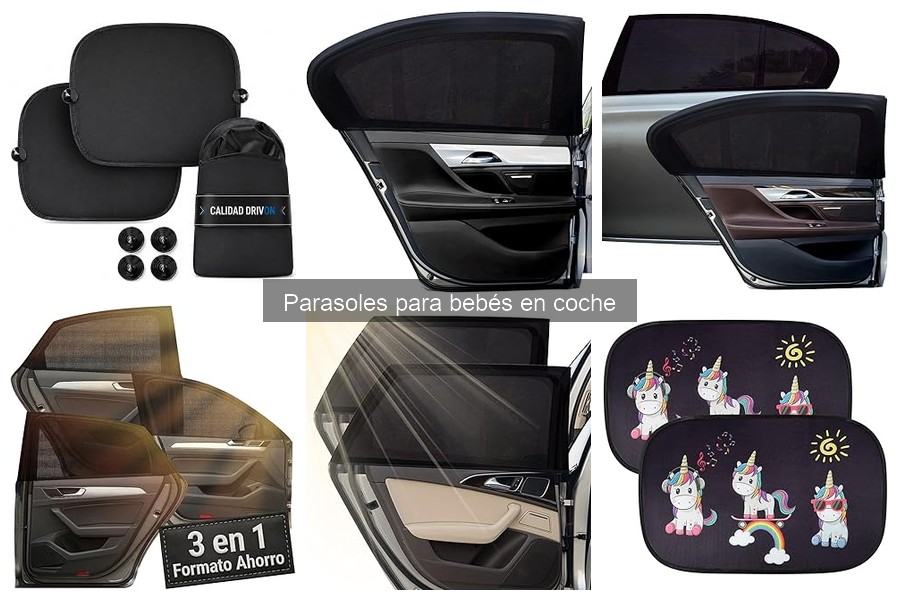 Mejores parasoles para bebés en coche 2023: Comparativa