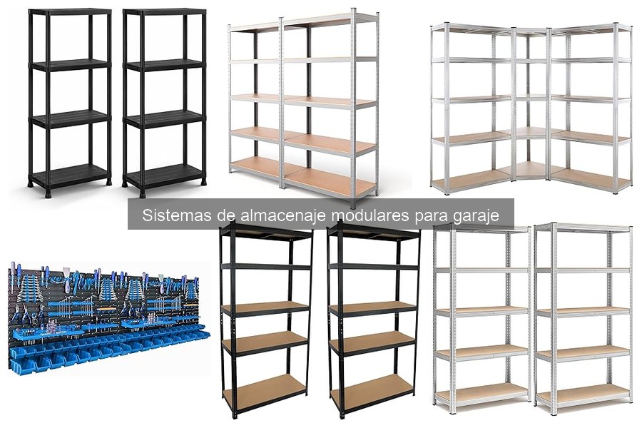 Mejores sistemas de almacenaje modular para garajes pequeños