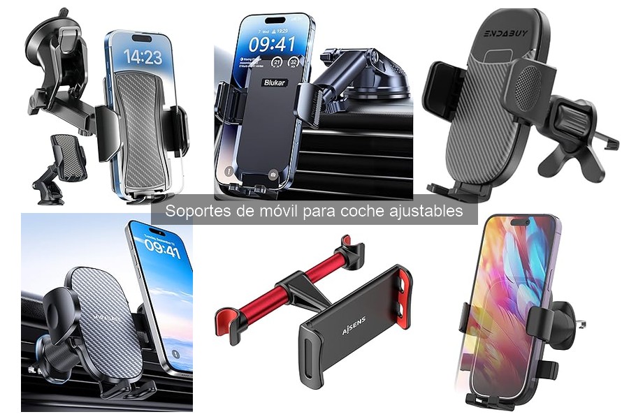Mejores soportes de móvil ajustables para [marca/modelo]