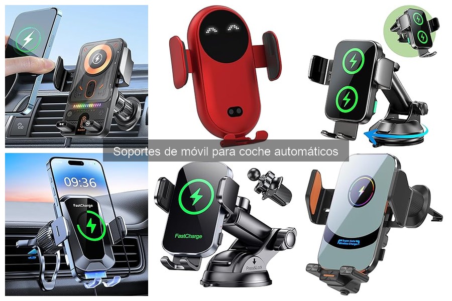 Mejores soportes de móvil automáticos para coches pequeños