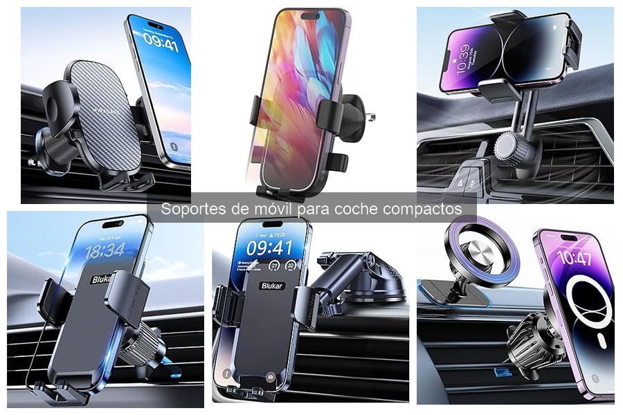Mejores Soportes de Móvil Compactos para Coche en 2023