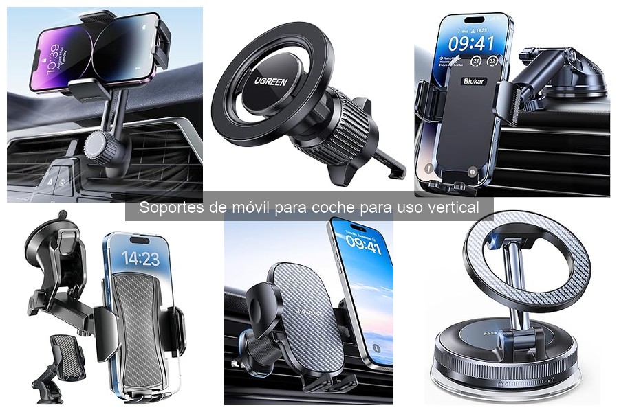 Mejores soportes de móvil para coche en 2023: Comparativa