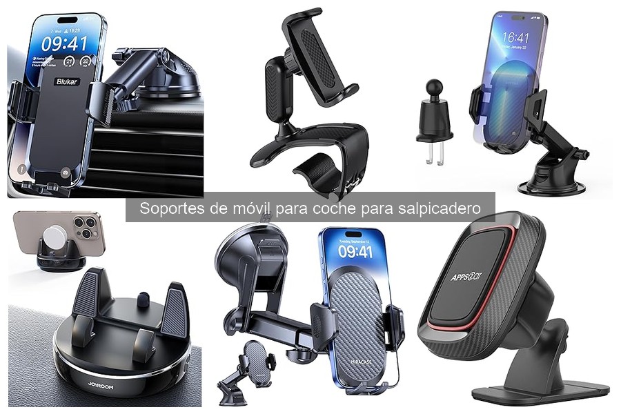 Mejores soportes de móvil para coche en 2023
