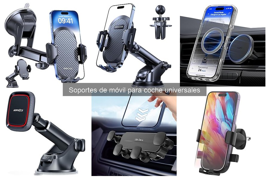 Mejores Soportes de Móvil para Coche Universales en Opiniones