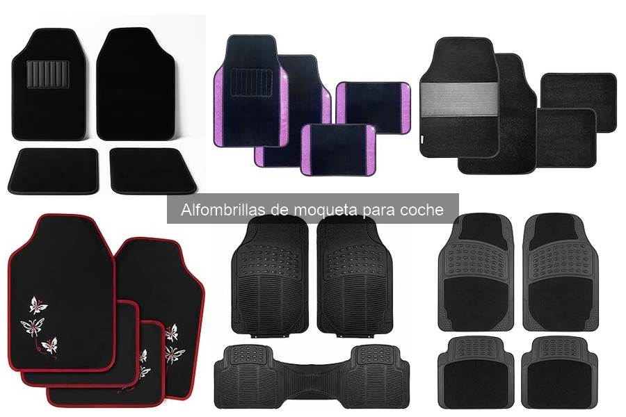 Mejores tiendas para comprar alfombrillas de moqueta para coche