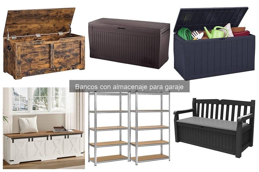 Ofertas en bancos con almacenaje para garaje - ¡Aprovecha ahora!