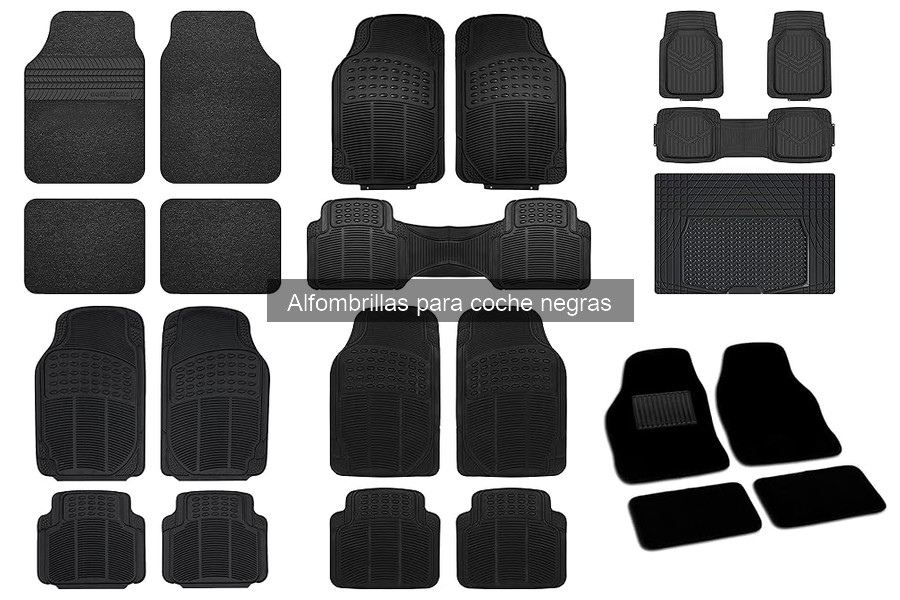 Ofertas y precios de alfombrillas negras para coche