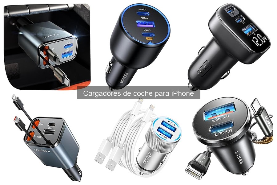 Opiniones de los Mejores Cargadores de Coche para iPhone