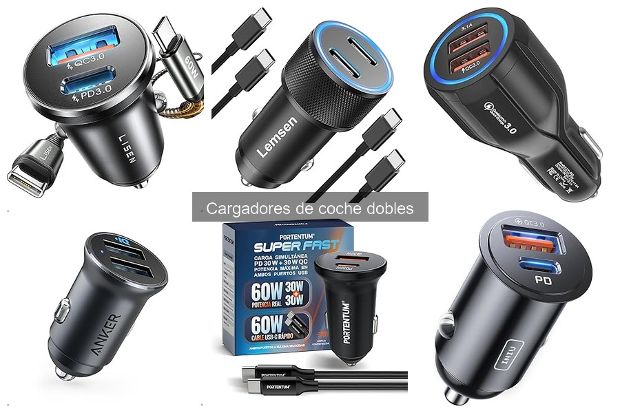 Opiniones de usuarios sobre cargadores de coche dobles