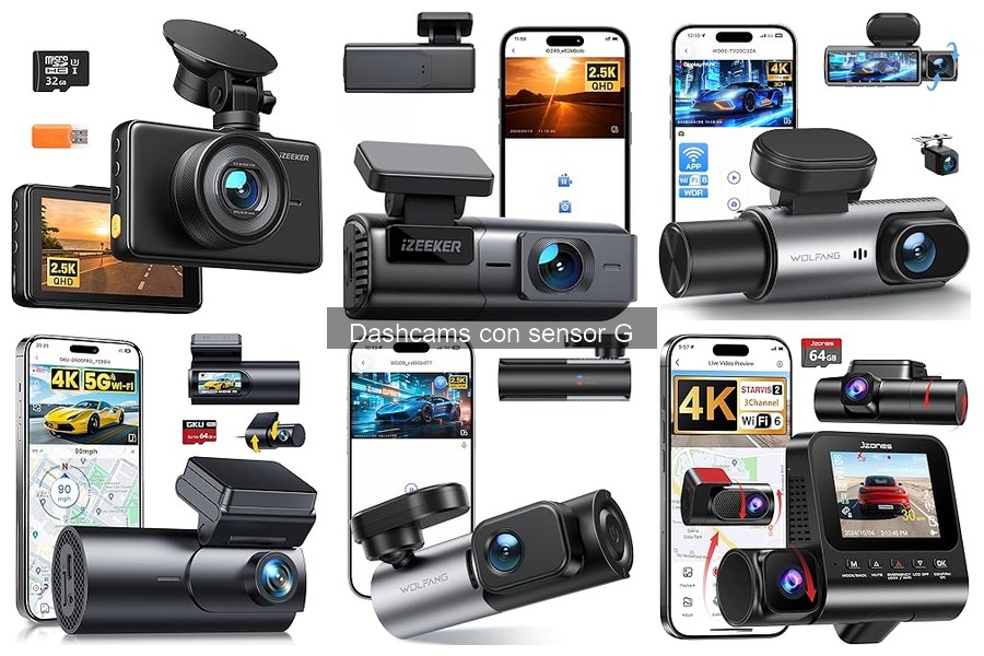 Opiniones de usuarios sobre dashcams con sensor G