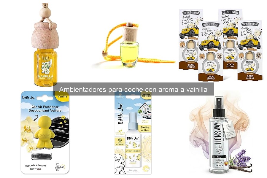 Opiniones sobre ambientadores de coche aroma vainilla