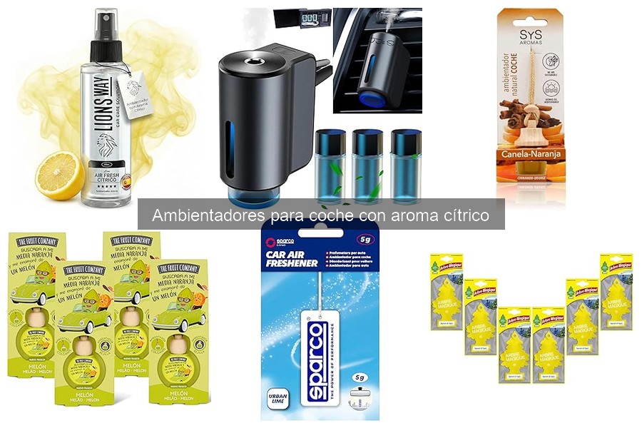 Opiniones sobre ambientadores de coche con aroma cítrico