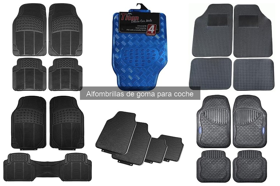 Opiniones sobre las mejores alfombrillas de goma para coche