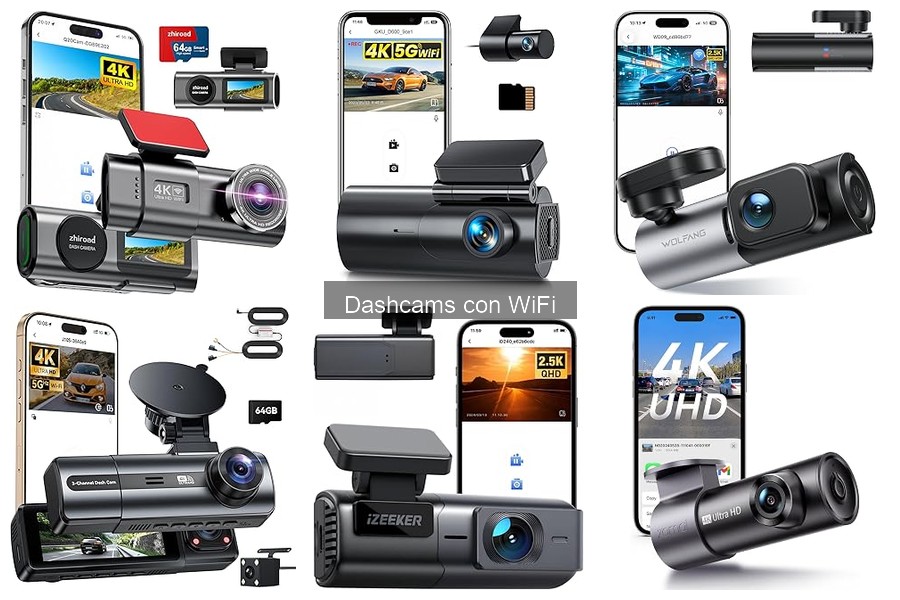Opiniones sobre las mejores dashcams con WiFi en 2023