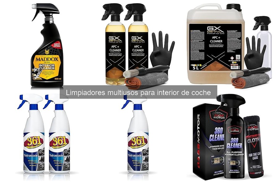 Opiniones sobre Limpiadores Multiusos para Interior de Coche