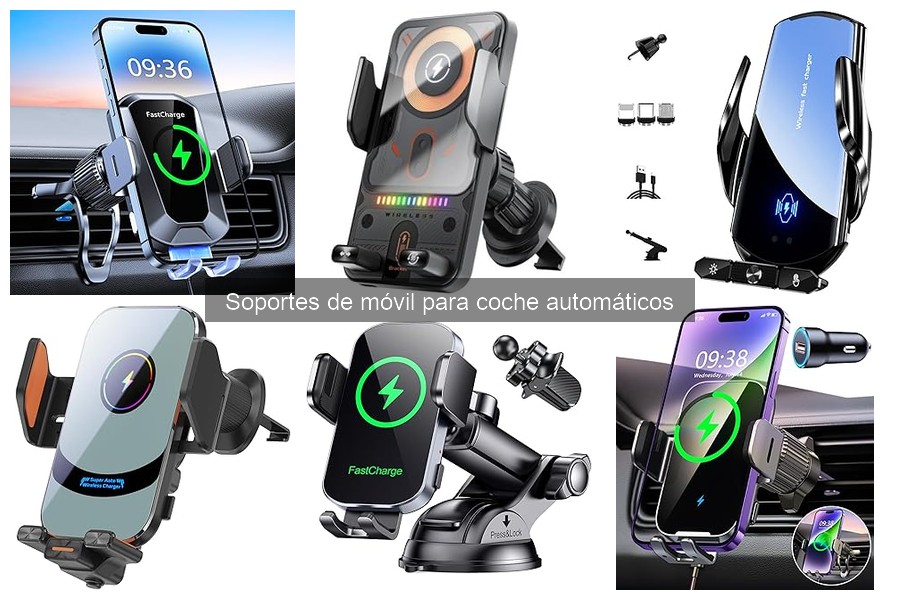 Opiniones sobre soportes de móvil automáticos para coche