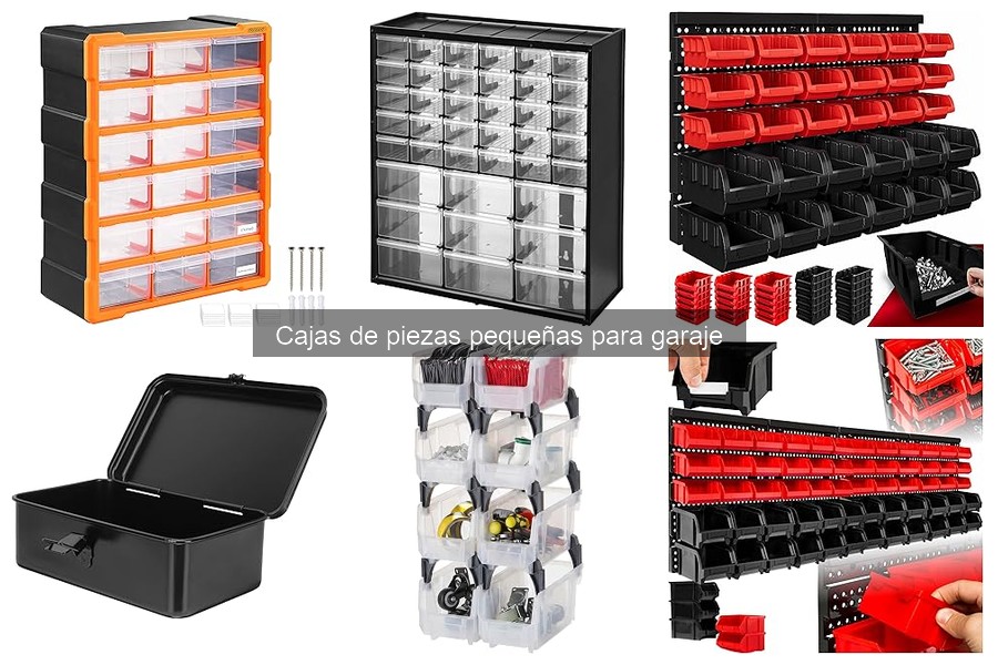 Optimiza tu garaje con cajas de piezas pequeñas eficaces