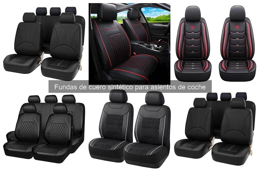 Personaliza tus fundas de cuero sintético para asientos de coche