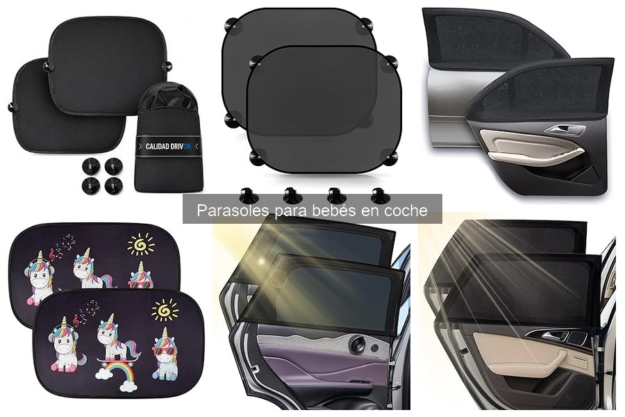Precauciones esenciales al usar parasoles para bebés en coche