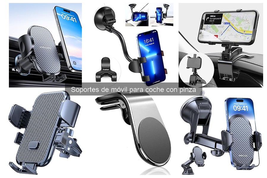 Precios de soportes de móvil con pinza para coche