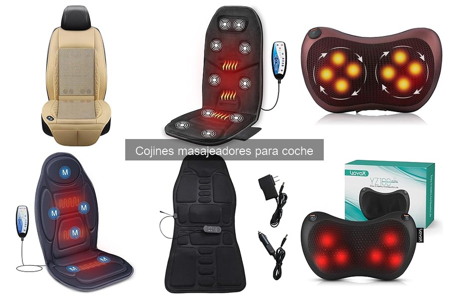 Precios promedio de cojines masajeadores para coche