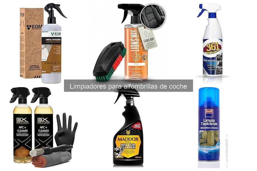 Precios y Dónde Comprar Limpiadores para Alfombrillas de Coche